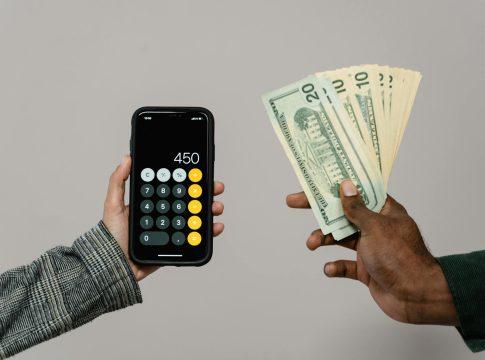 Smartphone screen showing a popular budgeting app interface.