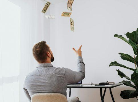 Graphic illustrating renting is not throwing money away, focusing on financial flexibility.