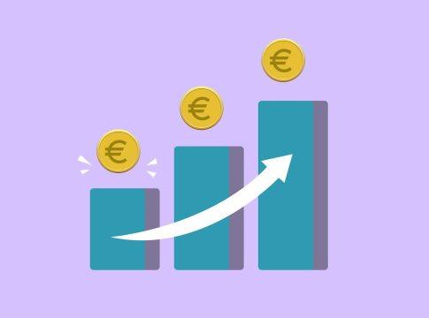 Chart showing a 40% increase in savings from a simple automated money shift.