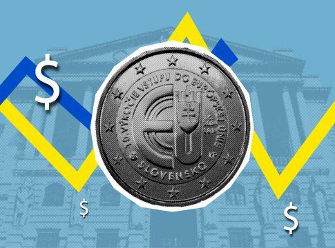 A bull and bear fighting over a stock chart on Wall Street.